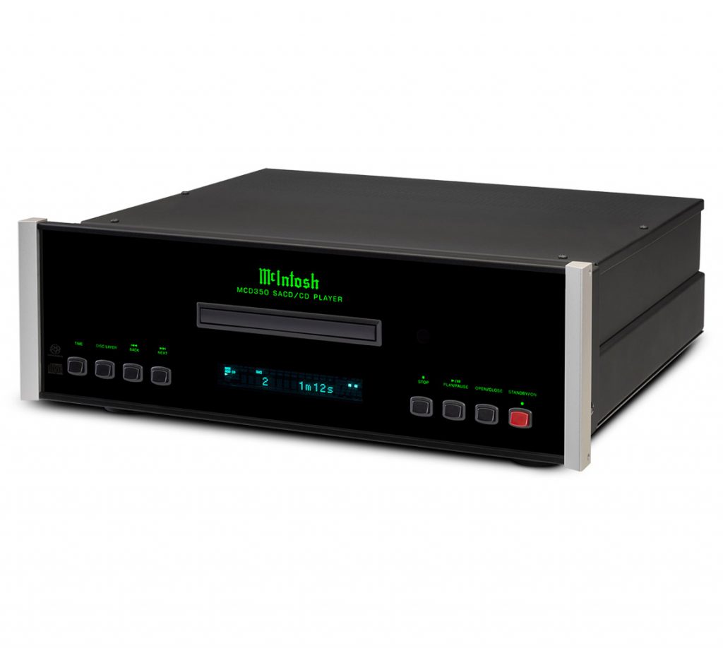 McIntosh MCD350, SACD/CD Player mit 32-Bit/192kHz DAC.